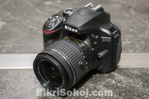 Nikon D3400 Camera with Accessories for Sale